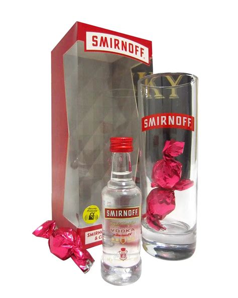 smirnoff miniature gift set.